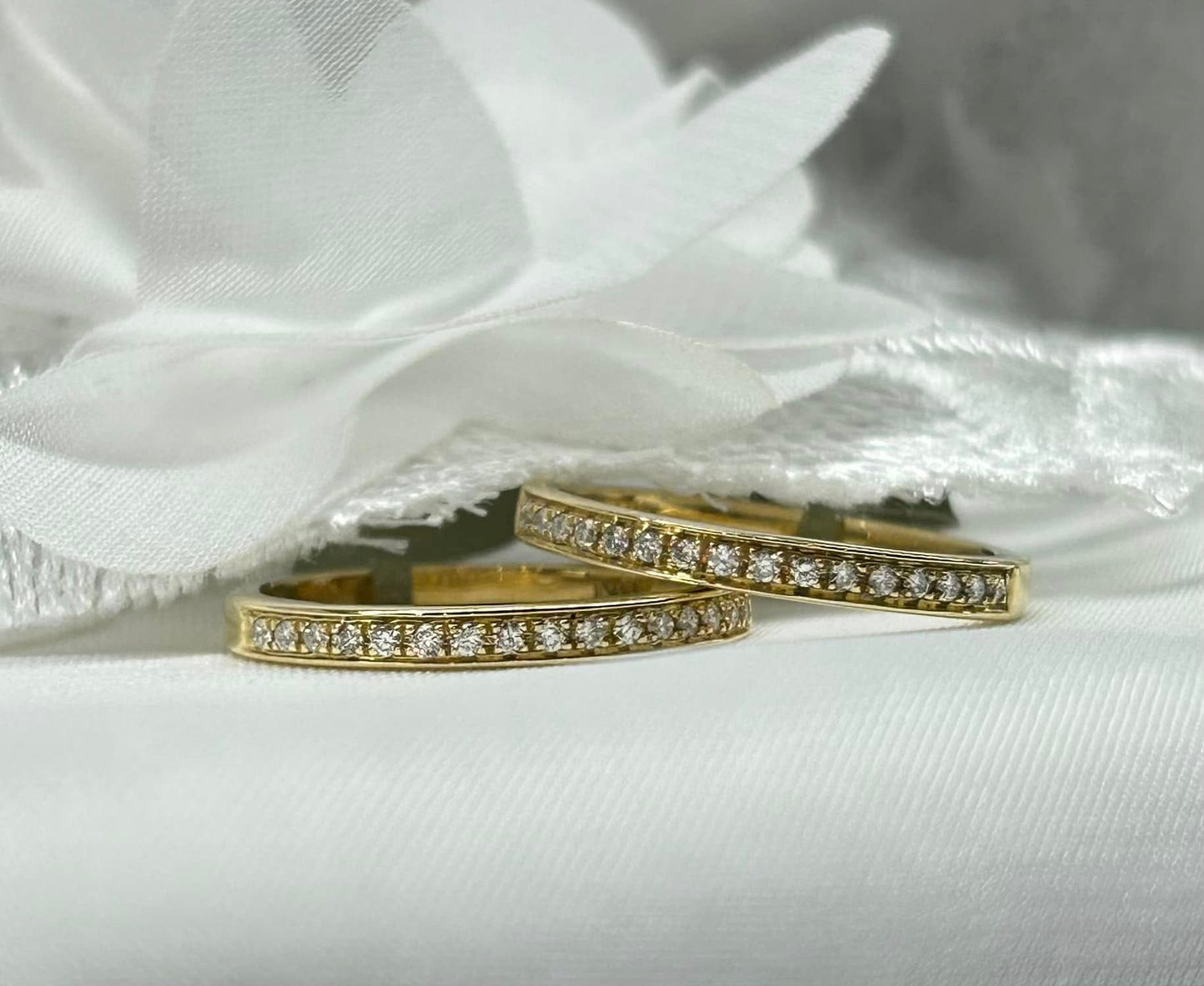 14KY 0.10ctw Diamond band