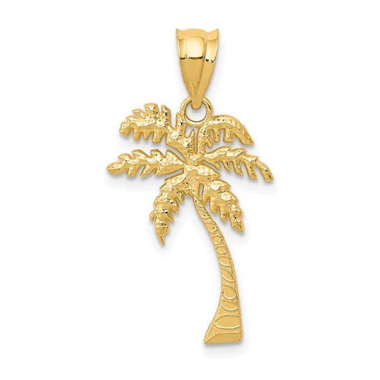 Palm Tree pendant 14KY