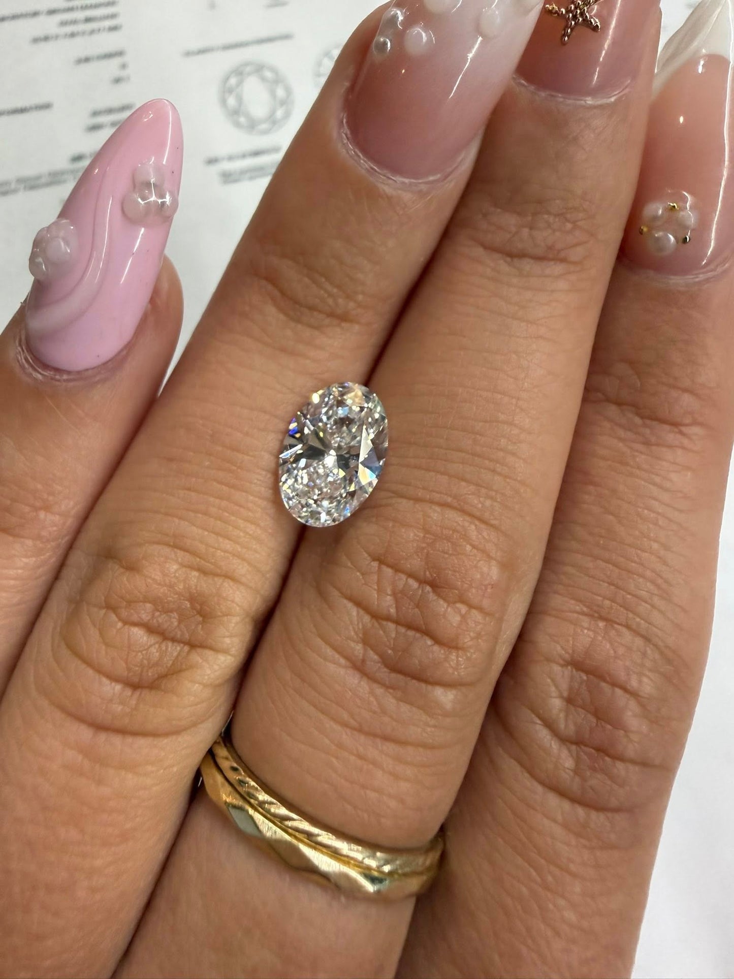 2.50ct Oval Lab Grown Diamond