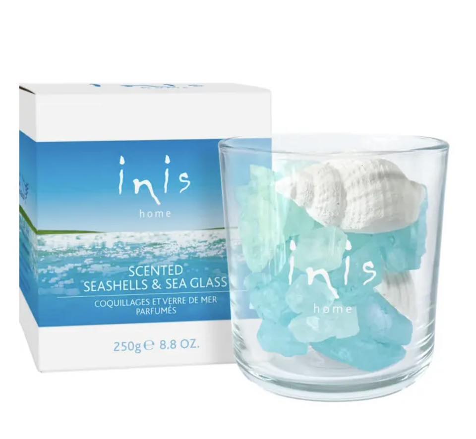 Inis Home Scented Seashells & Sea Glass