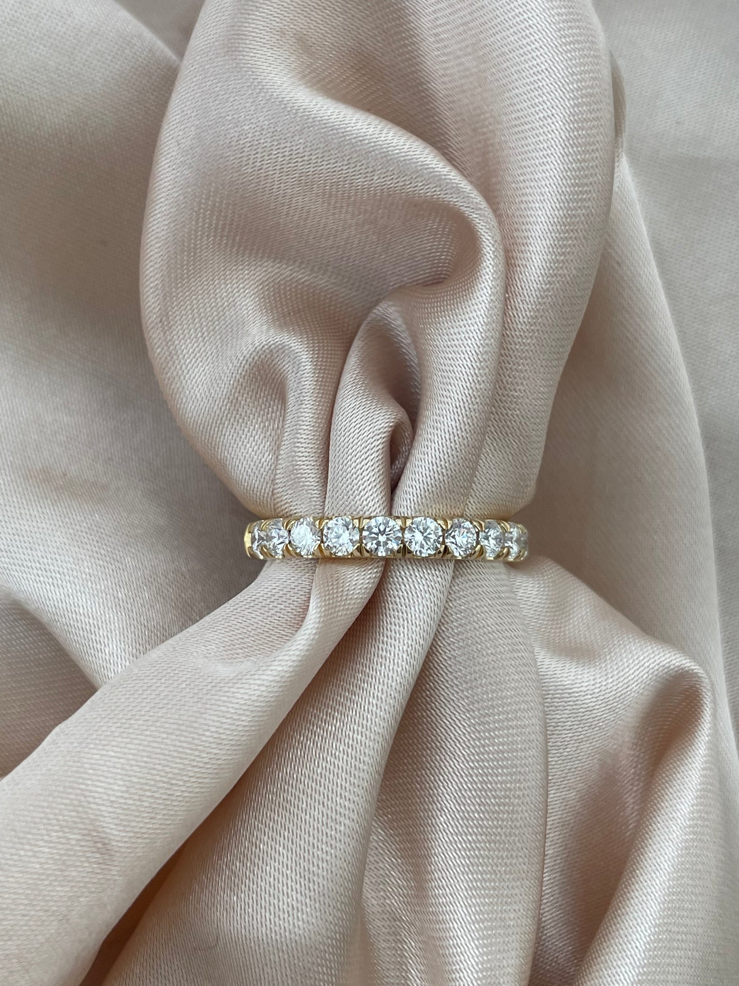 3/4 Cttw YG Diamond Band