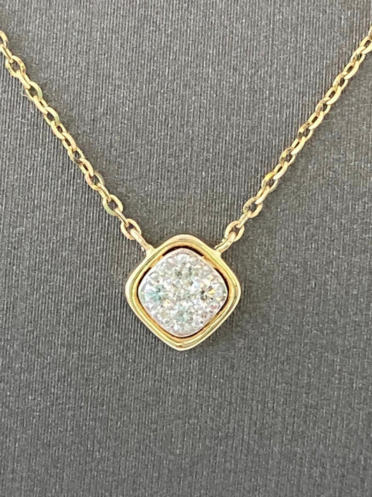 14KY 0.11ct Diamond Necklace