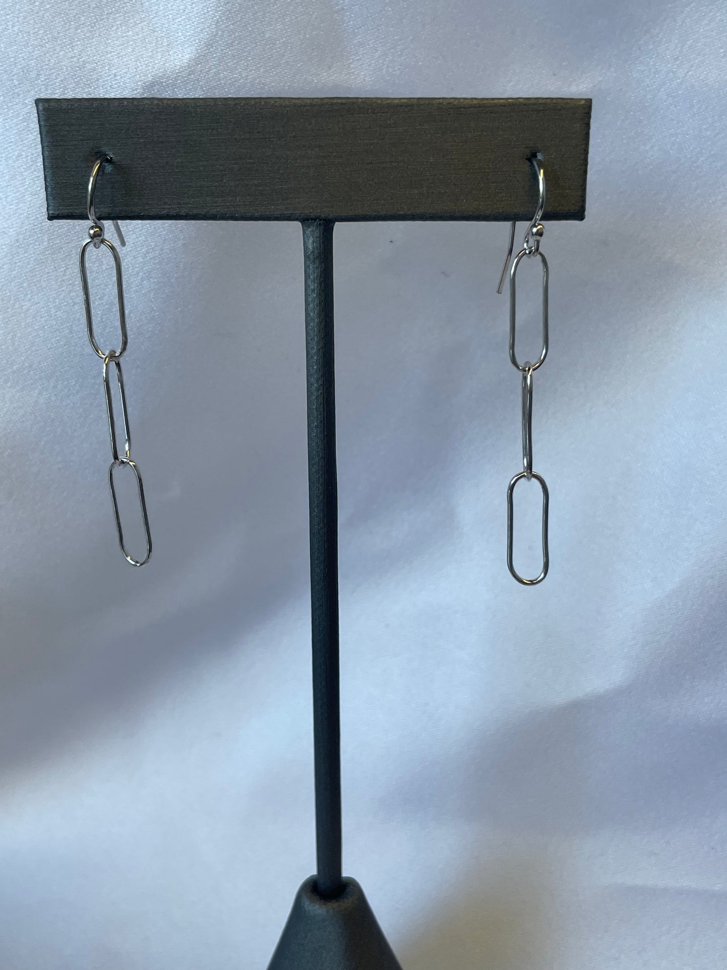 Paperclip Chain Earrings