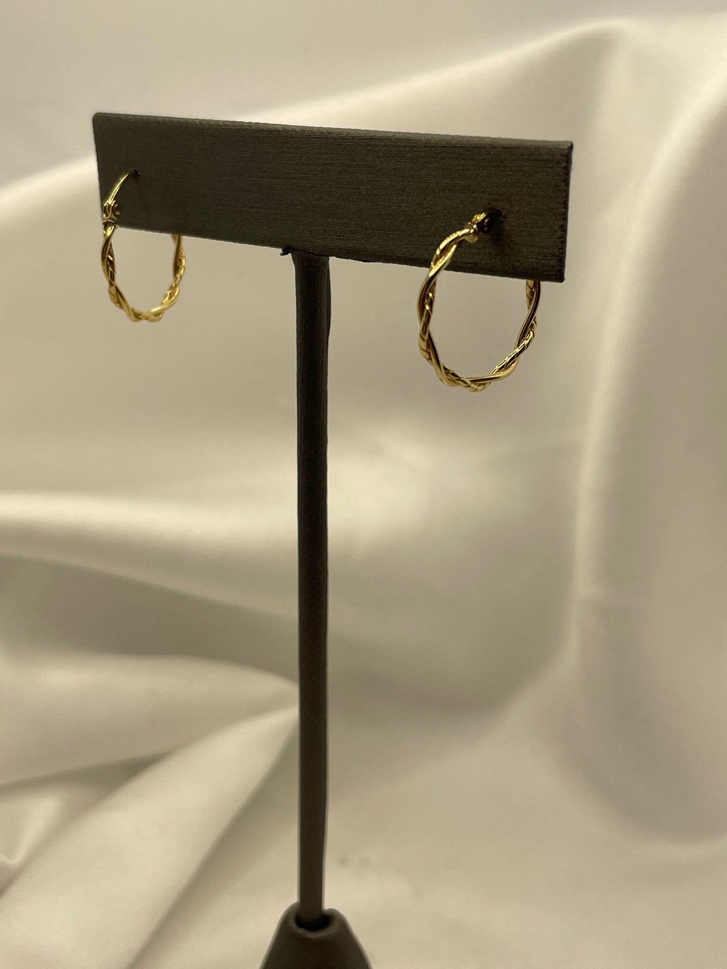 Twisted Hoop Earrings