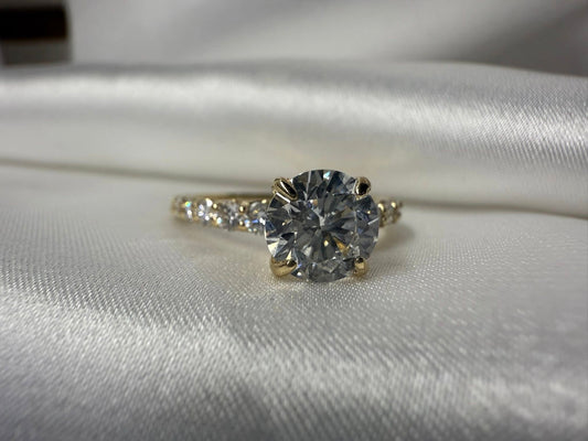 14KY Lab Grown Diamond Engagement ring