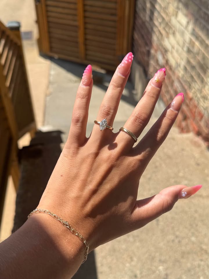 10KY 1.50ct Marquise Lab Grown Diamond Engagement Ring
