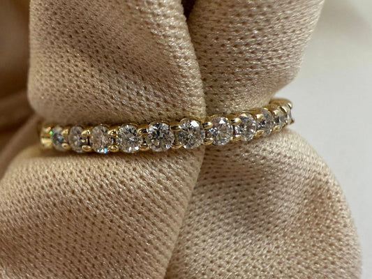14KY 1/4ctw Diamond Band