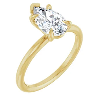 Pear Solitaire Engagement Ring – Lab Grown Diamond