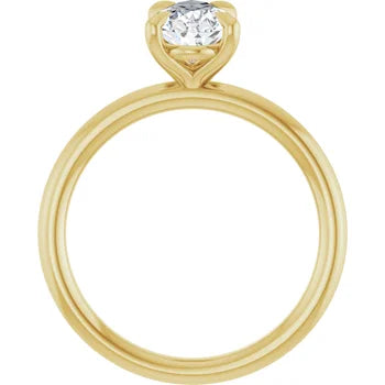 Pear Solitaire Engagement Ring – Lab Grown Diamond