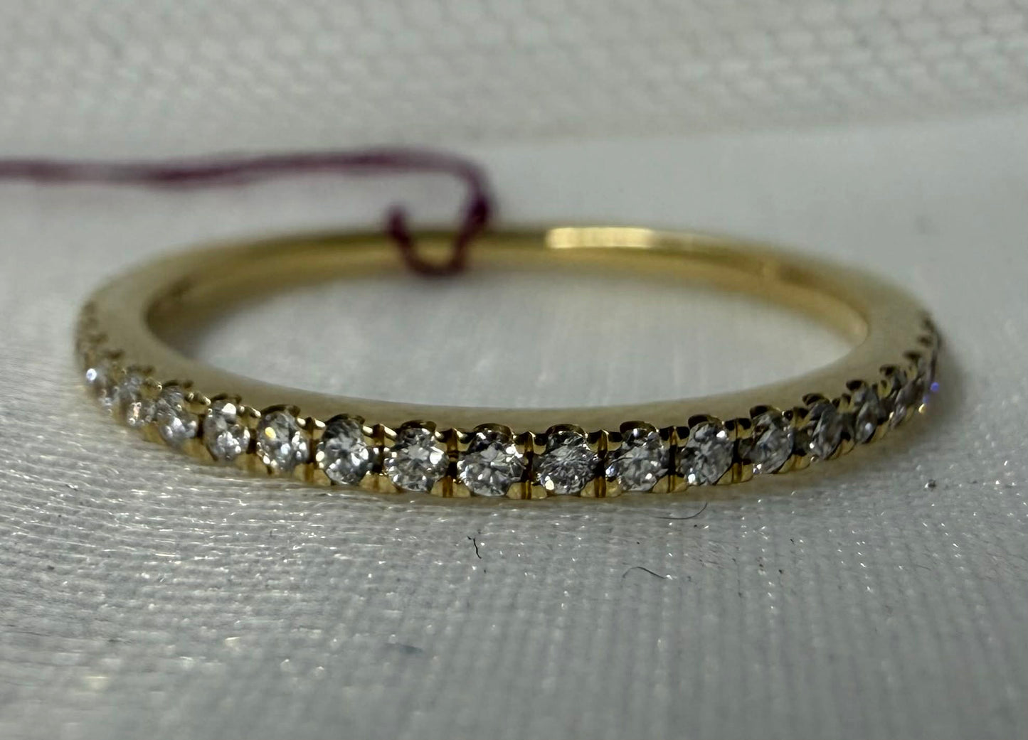 10KY .25ct Lab Grown Diamond Band