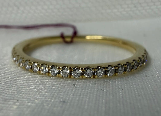 10KY .25ct Lab Grown Diamond Band