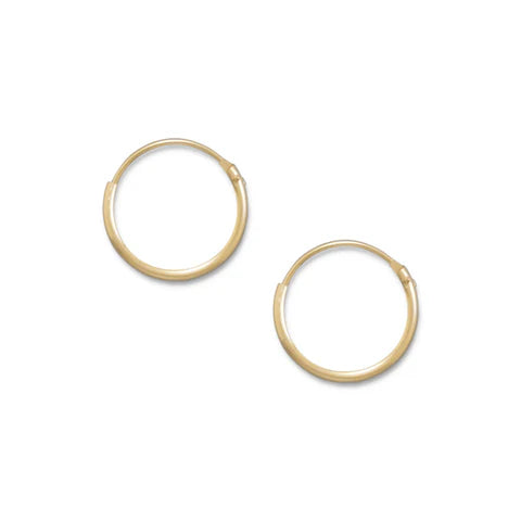 Gold Filled 12mm Endless Hoop