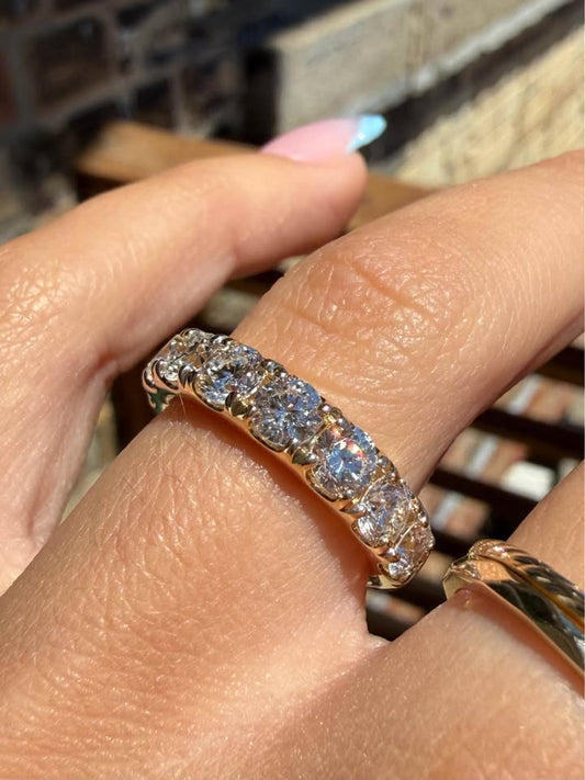 14KY 2ctw Lab Grown Diamond Band