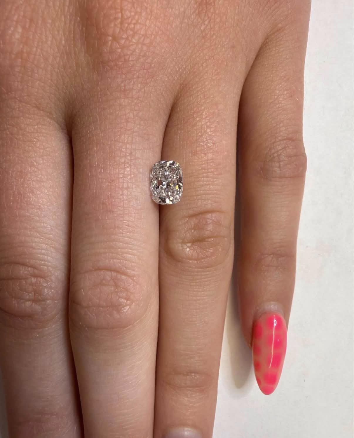 1.55ct Cushion Cut LG Diamond