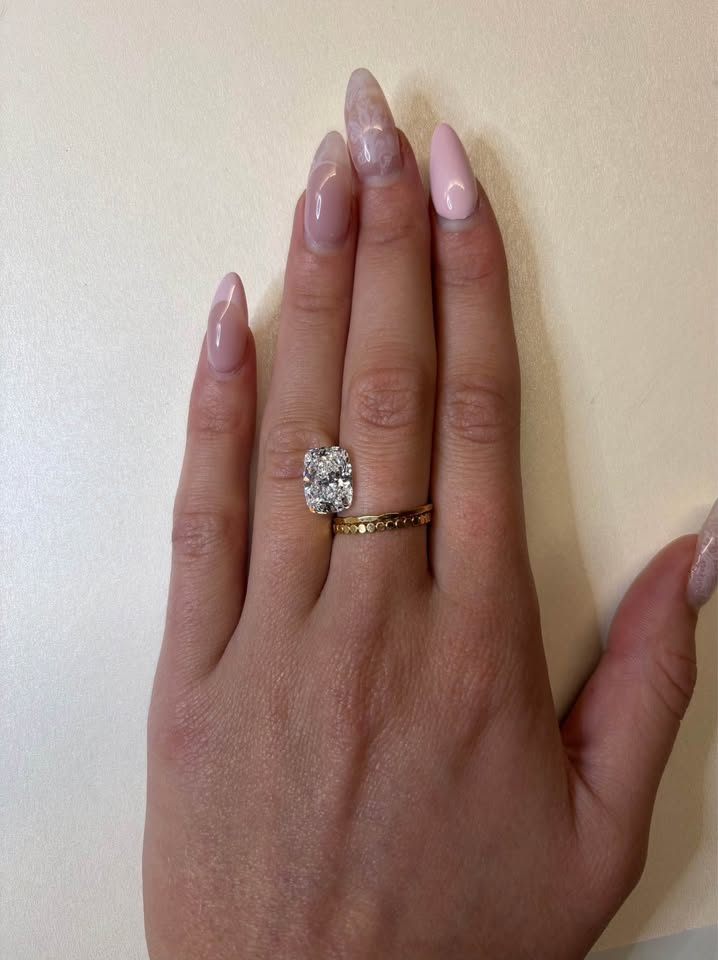4.79ct Cushion Cut Lab Grown Diamond