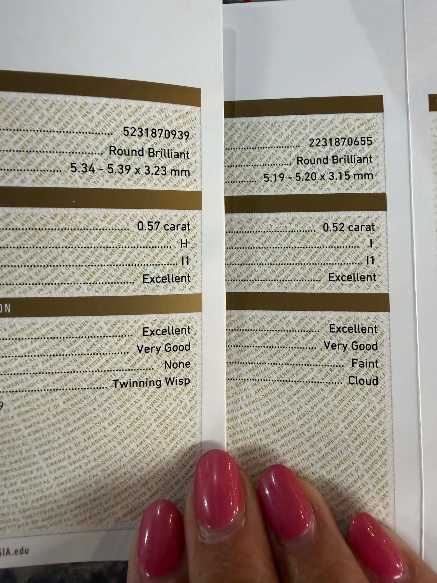 14KY 1.09ctw Natural Diamond Studs