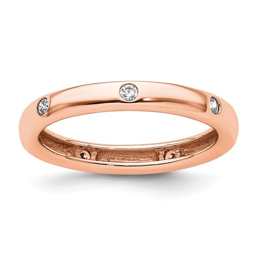 14KR Diamond band