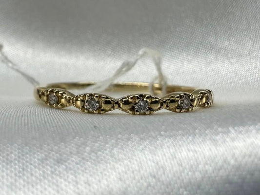 14KY Diamond Band