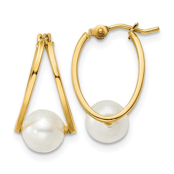 14KY Pearl Earrings