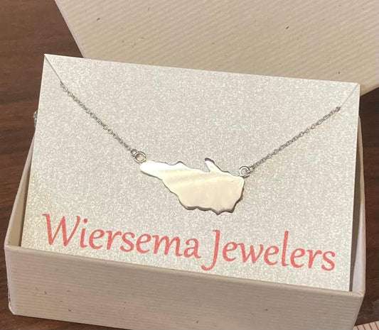 Custom Bois Blanc Island necklaces