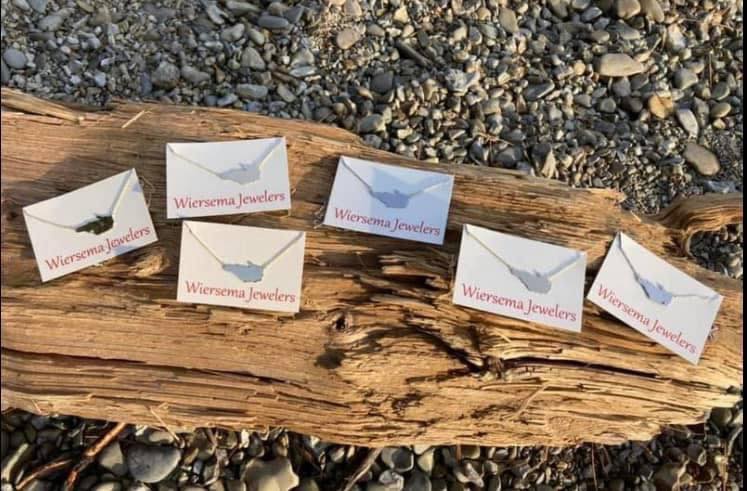 Custom Bois Blanc Island necklaces