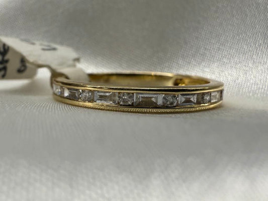 14KY Diamond Band