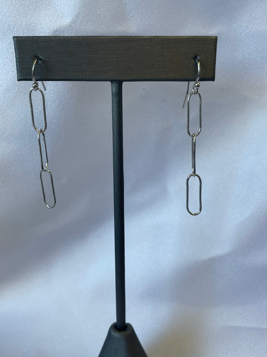 Paperclip Chain Earrings